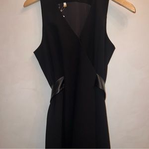 Black midi dress